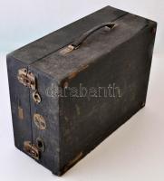 cca 1927 Columbia Grafonola No. 109A lemezjátszó, saját dobozában, kopásokkal, nem kipróbált