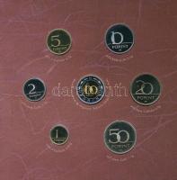 2003. 1Ft-100Ft (7xklf) forgalmi sor szettben + 20Ft "Deák Ferenc" forgalmi emlékérme T:PP...