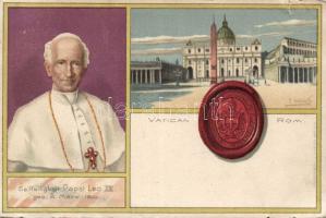 Vatican Leo XIII. Litho