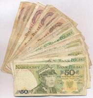 Lengyelország 1986-1988. 50Zl-100Zl (30x) T:III,III-,IV Poland 1986-1988. 50 Zlotych - 100 Zlotych (30x) C:F,VG,G