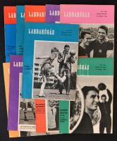 1965 Labdarúgás. XI. évf. 1-12 számok. Papírkötésben. Jó állapotban.