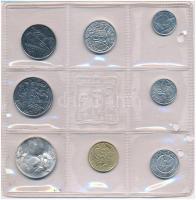 San Marino 1973. 1L-500L 8xklf, közte 500L Ag, forgalmi szett, fólia tokban T:1- sérült fólia
San M...