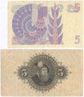 Svédország 1952. 5K + 1979. 5K T:III,III-
Sweden 1952. 5 Kronor + 1979. 5 Kronor C:F,VG