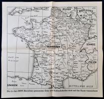 1940 Der deutsche Sieg im Westen. München, 1940, Zentralverlag der NSDAP. Tűzött papírkötés, kissé s...