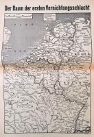 1940 Der deutsche Sieg im Westen. München, 1940, Zentralverlag der NSDAP. Tűzött papírkötés, kissé s...