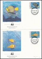 WWF: Fish set on 4 FDC WWF: Halak sor 4 db FDC-n