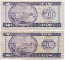 1969-1975. 500Ft (2x) T:III