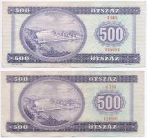 1969-1990. 500Ft (2x) T:II