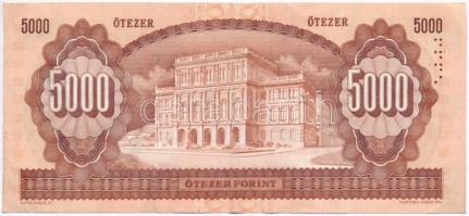 1990. 5000Ft "H" T:II- szép, ropogós papír