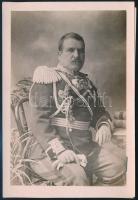 1913 Ratko Dimitriew bolgár tábornok. Korabeli sajtófotó, hozzátűzött címkével / Ratko Dimitriew, Bulgarian general. Press photo. 18x14 cm