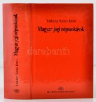 Tárkány Szücs Ernő: magyar jogi népszokások. Bp., 2003, Akadémiai Kiadó. Kiadói kartonált kötés, szép állapotban.