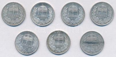 1912KB-1915KB 1K Ag "Ferenc József" (7x) T:1-,2
Adamo K5.1