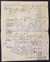 1913 Julius Maschner & Söhne, díszes fejléces számla okmánybélyeggel