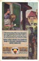 3 db régi motívumlap, 2 művészlap és 1 dél-tiroli folklór lap / 3 pre-1945 motive cards, 2 art postcards and 1 South Tyrolean (Südtirol) folklore card