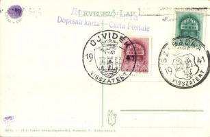 Szabadka, Subotica; Törvényszék / court + 1941 Szabadka visszatért & 1941 Újvidék visszatért So....