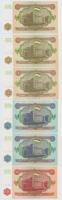 Tádzsikisztán 1994. 1R (3x) + 5R (2x) + 10R T:I
Tajikistan 1994. 1 Ruble (3x) + 5 Rubles (2x) + 10 ...