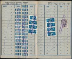 1952 SZTK bélyeglap 41 db bélyeggel