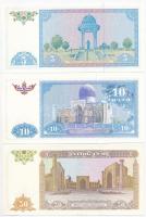 Üzbegisztán 1992. 1S + 3S + 5S + 10S + 25S T:I Uzbekistan 1992. 1 Sum + 3 Sum + 5 Sum + 10 Sum + 25 ...