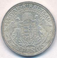 1936. 2P Ag "Madonna" T:2,2- Adamo P7