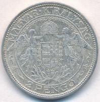 1932. 2P Ag "Madonna" T:2-,3 Adamo P7