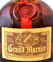 Le Grand Marnier narancslikőr, a viaszpecsét kissé sérült, bontatlan, 0.7 l./
Le Grand Marnier oran...