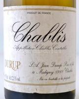 1998 Chablis, Jean Durup, bontatlan, 0.75 l./
1998 Chablis, Jean Durup, unopened bottle, 0.75 l