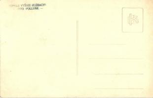 1935 Ruzsbach-fürdő, Kupele Ruzbachy; Vendéglő / restaurant. Pollyák photo