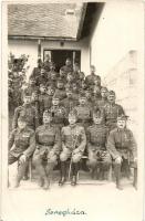 1941 Seregháza, Szerdicsa, Serdica; Második világháborús magyar katonák csoportképe / WWII Hungarian soldiers group photo