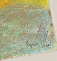 Egry jelzéssel: Női portré. Pasztell, papír, 41×29 cm