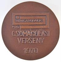 Boldogfai Farkas Sándor (1907-1970) 1970. "Hungaropack Csomagolási Verseny" Br plakett (98...