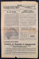 1940 A Magyar Újság rendkívüli kiadása a II. Bécsi döntésről
