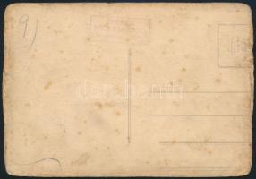 cca 1930 Baja, Cserkészfiúk csoportja, pecséttel jelzett fotólap, kopottas, 8x12 cm