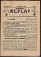 1944 A Dunántúli Néplap nyilaskeresztes politikai hetilap 8p.