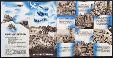 1937 A Budapesti Nemzetközi Vásár német nyelvű prospektusa (Internationale Messe Budapest)