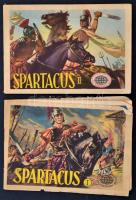 1958 Spartacus I-II. - Világhírű történetek képekben, 2 db képregény