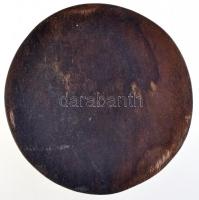 DN Futót ábrázoló Br plakett (69mm) T:2- patina