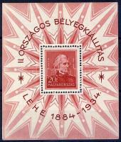 1934 LEHE blokk (24000) pici gumiér alul