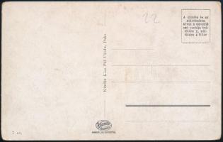 Paks, Szent István tér, vaskereskedés, Erzsébet szálloda, üzletek. Kiss Pál utóda kiadása (EK)