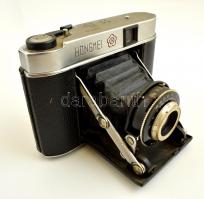 Hongmei HM-1 kínai harmonikás fényképezőgép, 120-as filmhez, eredeti tokjában / Chinese folding came...