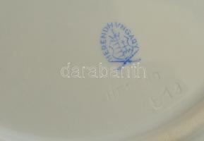 Herendi Apponyi mintás süteményes tányér készlet ( 6db), kézzel festett, jelzett, hibátlan, d:21 cm ...