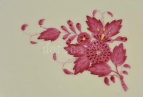 Herendi Apponyi mintás tál, kézzel festett, jelzett, hibátlan, d:25 cm