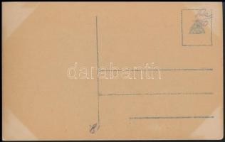 Kökény Ilona színésznő, fotólap, Angelo felvétele, 14×8,5 cm