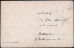 Gaál Franciska színésznő, nyomat, Angelo Photos, 14×9 cm