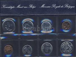 Belgium 1978. 50c-10Fr 2x 4klf pénz flamand és francia nyelven, forgalmi szettben T:BU