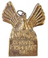 DN "Honvéd Phoenix S.E." aranyozott fém medál (~31x50mm) T:2,2-