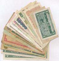 19db-os vegyes külföldi bankjegy tétel, közte Amerikai Egyesült Államok, Csehszlovákia, Lengyelorszá...