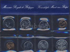 Belgium 1979. 50c-10Fr 2x 4klf pénz flamand és francia nyelven, forgalmi szettben T:BU