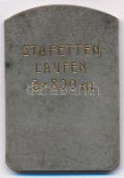 Ausztria 1932. "EVW(?) - Stafetten-laufen 3x800m" váltófutás fém díjplakett "K. REINE...