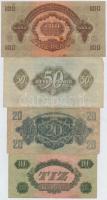 1944. 1P-100P (10x) "A Vörös Hadsereg Parancsnoksága" T:II-,III,III-