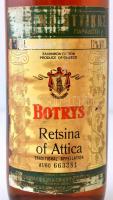 Botrys Retsina of Attica, kopott címkével, bontatlan, [1l.]/Unopened bottle, with worn label,